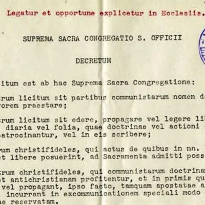 El comunismo y la excomunión: Cuando la Iglesia tenía claro a quién condenar