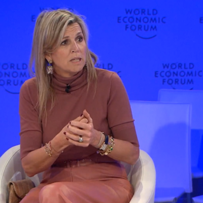 Davos 2024: La reina Máxima aboga por una identificación digital global