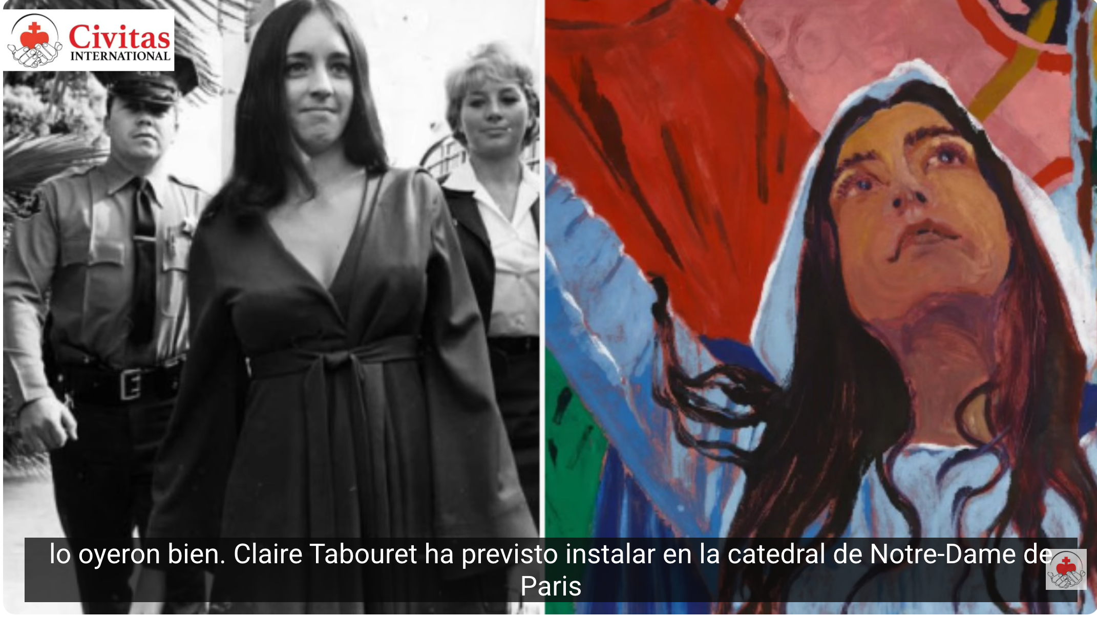 Los vitrales de Notre Dame están siendo travestidos: una extraña semejanza