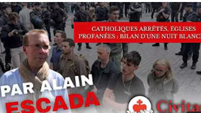 Video de Alain Escada sobre las arrestaciones injustas de la Noche en Blanco